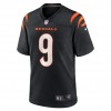 Maillot Cincinnati Bengals Joe Burrow 9 Nike Noir 2021 NFL Draft  - Homme